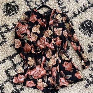 Honey Punch boho floral romper